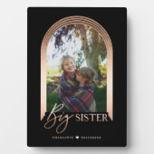 Gift for Big Sister Elegant Arch Photo Keepomwille Fotoplaat (voorkant)