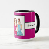 Gift for Bridesmaids Violet Ringer 15oz Mok (Voorkant rechts)
