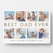 Gift for Dad | Beste pap ooit fotocollage Fotoplaat (voorkant)