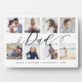 Gift for Dad | Familie Foto Keepslag Collage Fotoplaat (voorkant)