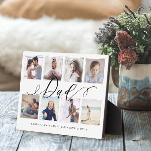 Gift for Dad   Familie Foto Keepslag Collage Fotoplaat