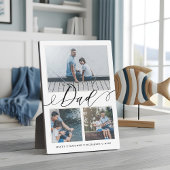 Gift for Dad | Familie Memories 3 Foto Collage Fotoplaat