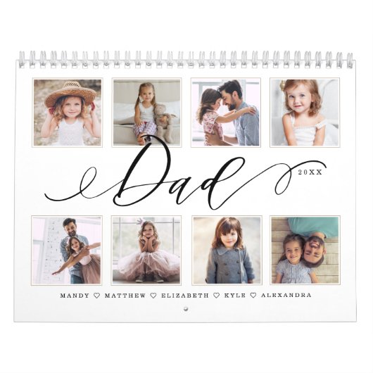 Gift for Dad | Familie Memories Foto Kalender (Hoes)