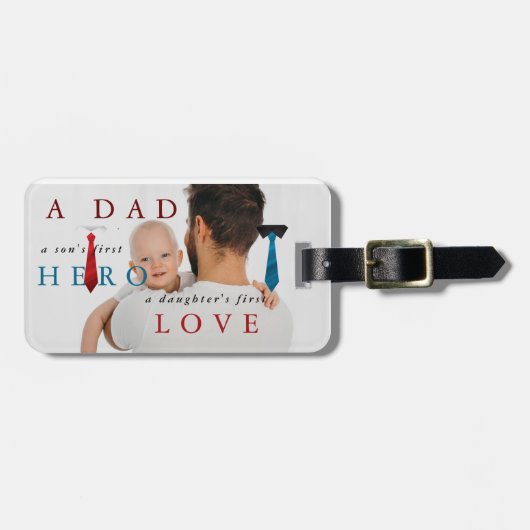 Gift for Dad - Foto Bagagelabel (Voorkant horizontaal)