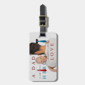 Gift for Dad - Foto Bagagelabel (Voorkant verticaal)