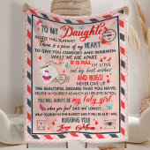 Gift for Daughter, for Birthday Fleece Blanket