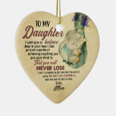 Gift for Daughter- Van mam Keramisch Ornament (Rechts)