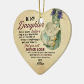 Gift for Daughter- Van mam Keramisch Ornament (Links)