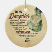 Gift for Daughter- Van mam Keramisch Ornament (Achterkant)