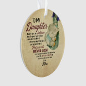 Gift for Daughter- Van mam Ornament (voorkant)