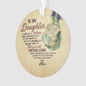 Gift for Daughter- Van mam Ornament (voorkant)