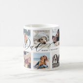 Gift for Dog Dad | Familie Foto Keepslag Collage Koffiemok (Center)