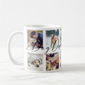 Gift for Dog Dad | Familie Foto Keepslag Collage Koffiemok (Links)