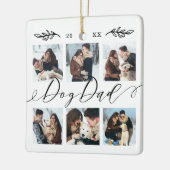 Gift for Dog Dad | Fotocollage van Keepomwille Keramisch Ornament (Links)