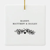 Gift for Dog Dad | Fotocollage van Keepomwille Keramisch Ornament (Achterkant)