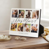 Gift for Dog Mom | Family Photo Keepsake Collage Fotoplaat
