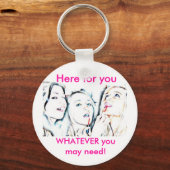 Gift for Friend: Hier voor je Sleutelhanger (Voorkant)