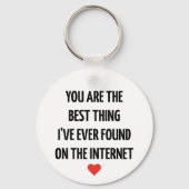 Gift for Friends, Couple Keychain (Achterkant)