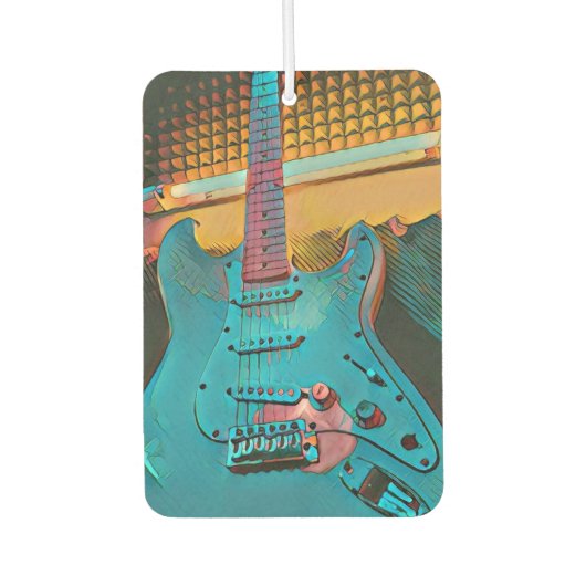 Gift for gitarist echtgenoot luchtverfrisser (Voorkant)