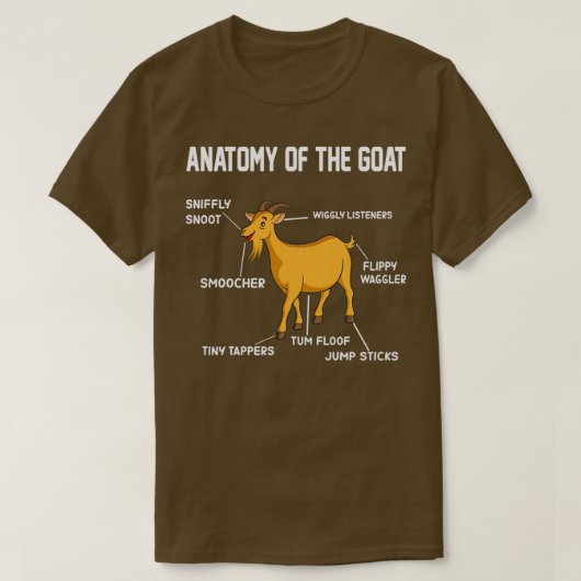 Gift for Goat Lover T-shirt (Design voorkant)