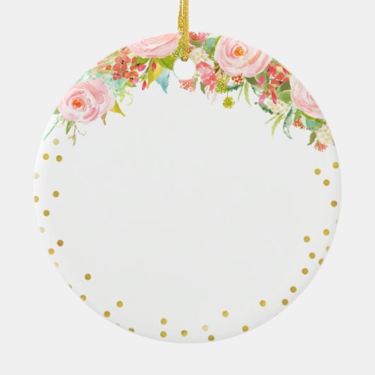 Gift for Godmoeder Voorstel van Godchild Keramisch Ornament (Achterkant)