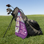 Gift for Golf Ma | Beste moeder door foto-inkollin Golfhanddoek (Groen)