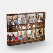 Gift for Grandma | Foto-collage voor kleinkinderen Fotoblokken (Links)