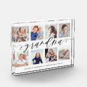 Gift for Grandma | Foto-collage voor kleinkinderen Fotoblokken (Links)