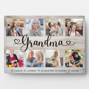 Gift for Grandma   Foto-collage voor kleinkinderen Fotoplaat