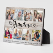 Gift for Grandma | Foto-collage voor kleinkinderen Fotoplaat (Zijkant)