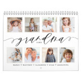 Gift for Grandma | Foto's voor kleinkinderen Kalender (Hoes)