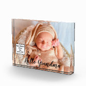 Gift for Grandma Grandchild Fotoblokken (Rechts)