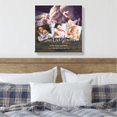 Gift for Grandma Grandpa Photo Collage Grandparent Canvas Afdruk (Insitu (Slaapkamer))