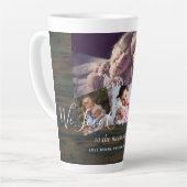 Gift for Grandma Grandpa Photo Collage Grandparent Latte Mok (Linkerhoek)