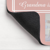 Gift For Grandma Modern Multiple Photo Mouse Pad Muismat (Hoek)