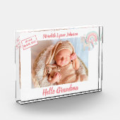 Gift for Grandma Newborn Grandchild Fotoblokken (Links)