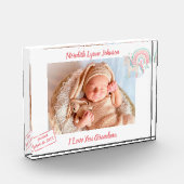 Gift for Grandma Newborn Grandchild Fotoblokken (Links)