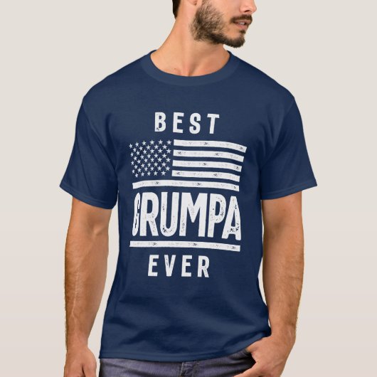 Gift for Grumpa | Best Grumpa Ever T-shirt (Voorkant)