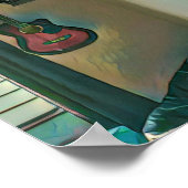 Gift for guitar player poster (Hoek)
