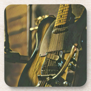 Gift for guitarist boyfriend bier onderzetter