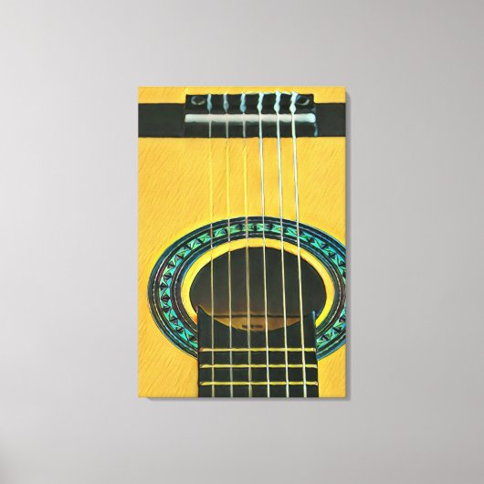 Gift for guitarist boyfriend canvas afdruk (Voorkant)