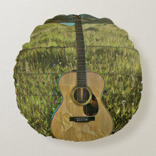 Gift for guitarist boyfriend rond kussen