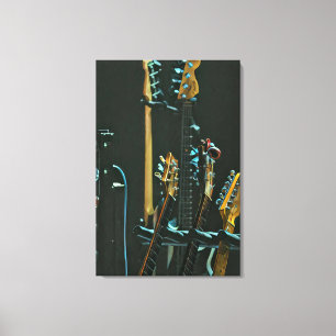Gift for guitarist friend canvas afdruk