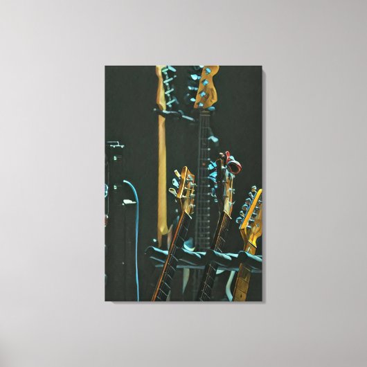 Gift for guitarist friend canvas afdruk (Voorkant)