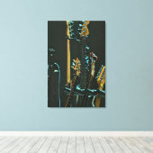 Gift for guitarist friend canvas afdruk (Insitu (Houten vloer))