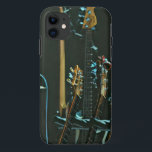 Gift for guitarist friend Case-Mate iPhone case<br><div class="desc">This vintage guitar artwork is suite for guitar players who love playing guitar. it can be given as a gift for a boyfriend,  girlfriend,  or dad on a birthday,  father's day,  or valentine's day. The retro design features cool vintage Gift for guitarist friend</div>
