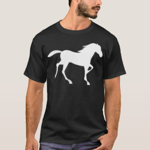 Gift for Horse Lovers HORSE Logo Zip T-shirt