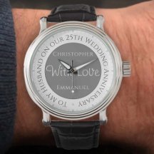 Gift for Husband. 25e Jubileum voor bruiloft