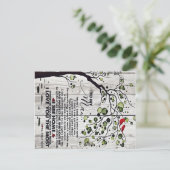 Gift for Husband | Aan mijn man — Lovely Letter Aankondigingskaart (Staand voorkant)