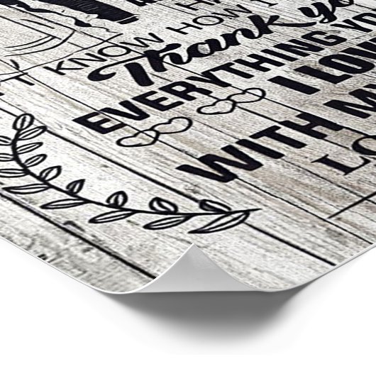 Gift For Husband | To My Husband Best Gift Poster (Hoek)